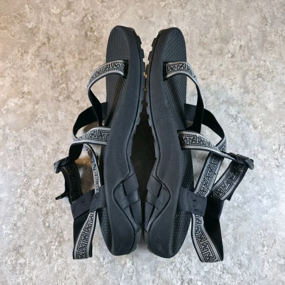 TEVA Men's Size 12 Black Aztec Original River Hiking Trail Sandals NEW